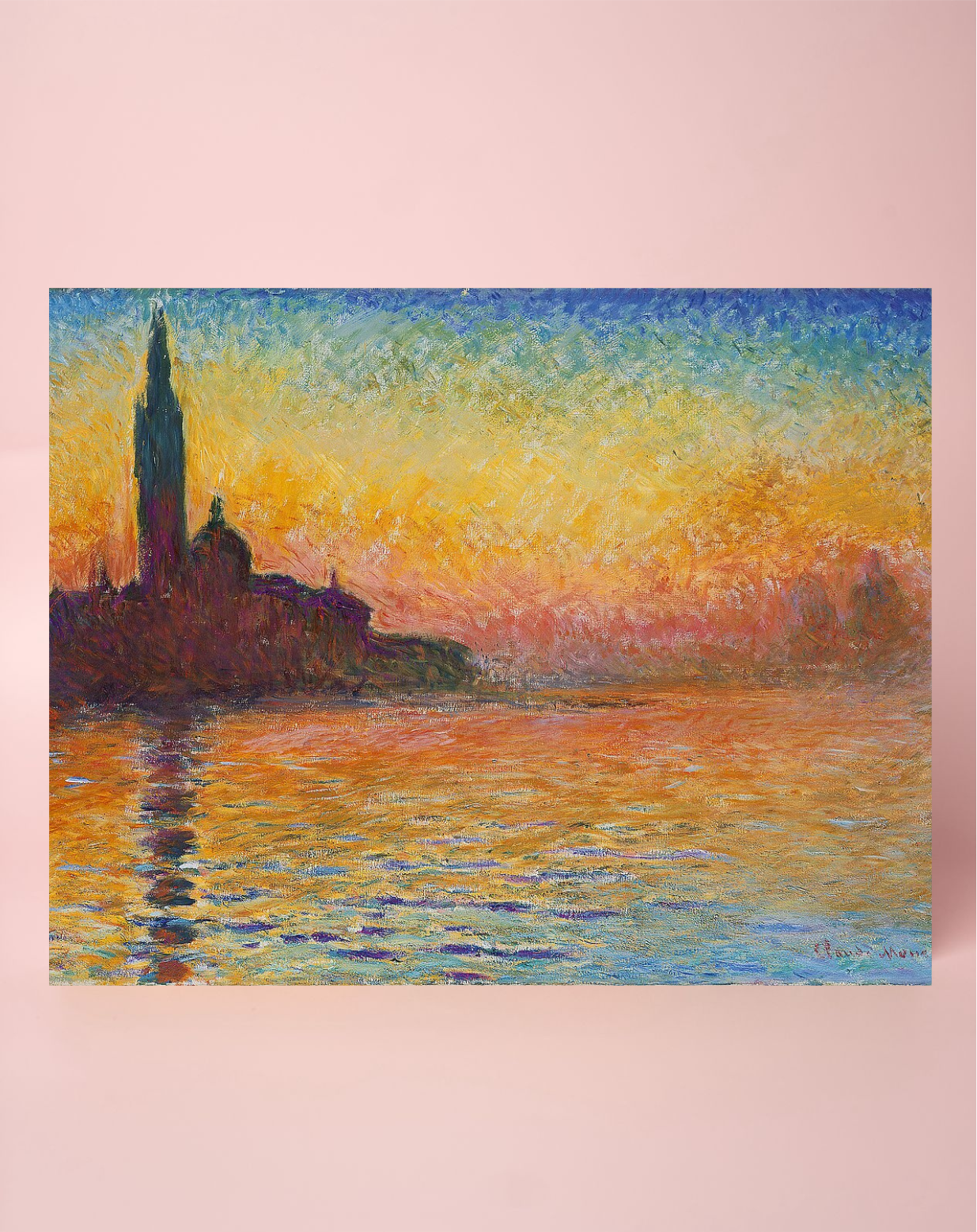 Monet, Sunset in Venice