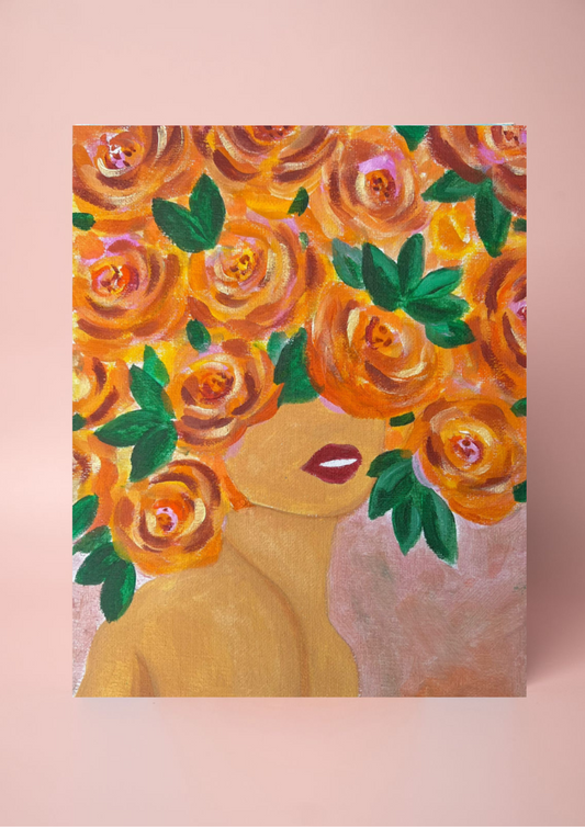 Autumn Girl With The Big Hair