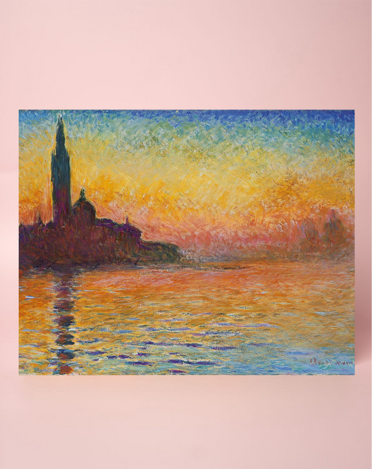 Monet, Sunset in Venice