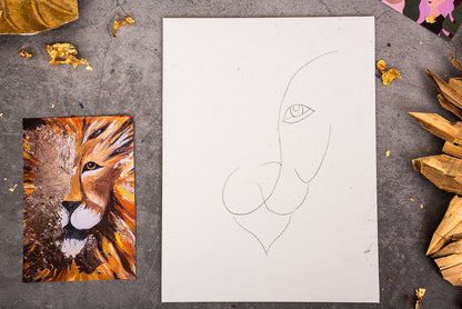 Paint Away at Home - Golden Lion