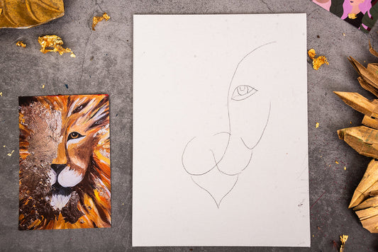 Paint Away at Home - Golden Lion
