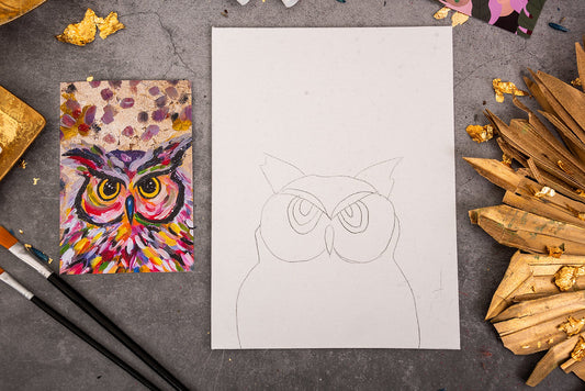 Paint Away at Home - Owl