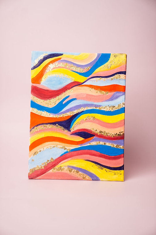 Paint Away at Home - Ocean Abstract Art