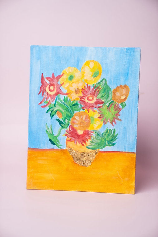 Paint Away at Home - Van Gogh, Sunflowers