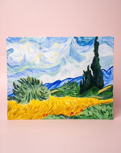 Paint Away at Home - Van Gogh Wheat fields