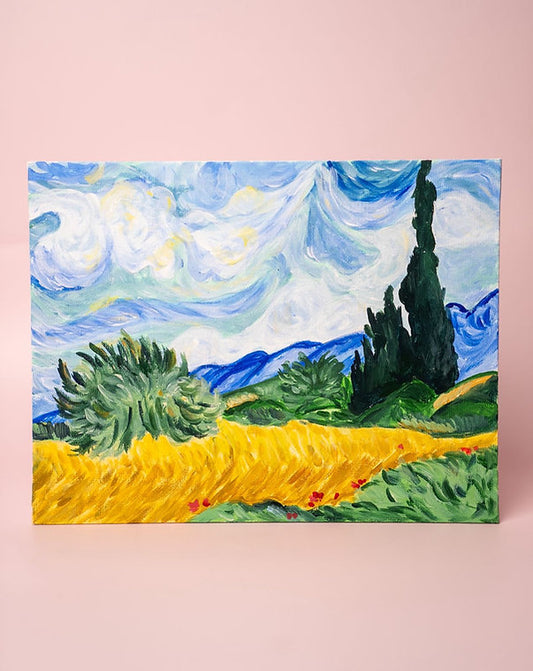 Paint Away at Home - Van Gogh Wheat fields